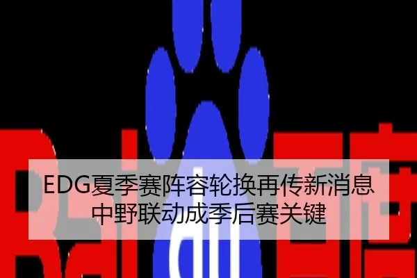 EDG夏季赛阵容轮换再传新消息 中野联动成季后赛关键